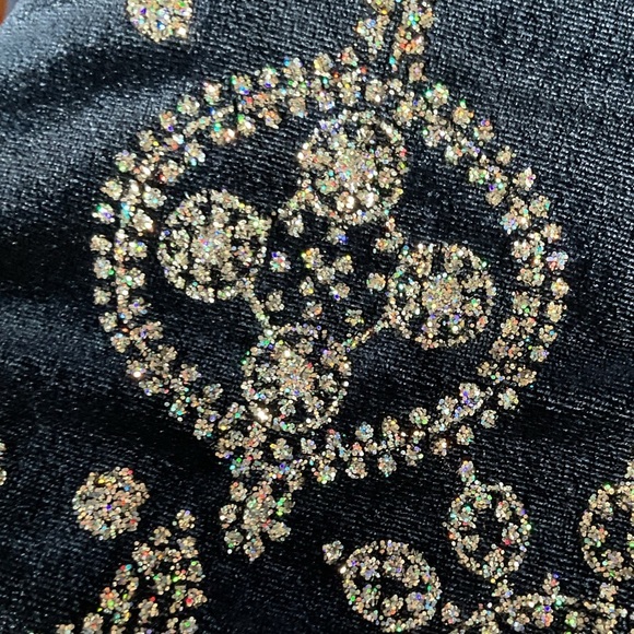 Vintage royal blue Velvet,slinky,slip dress,Y2K,Maxi,
beaded,embellished,lovely - Picture 3 of 7